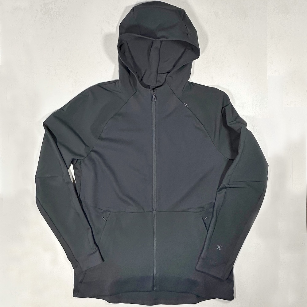 Lululemon Men Full-Zip Cross Challenger Hoodie Jacket Black, Large